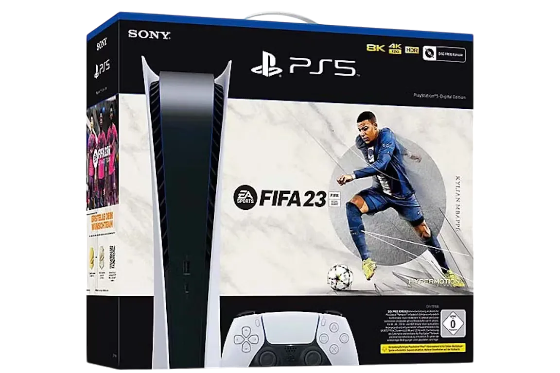 Sony PlayStation 5 PS5 Digital Edition EA SPORTS FIFA 23 (EU Plu
